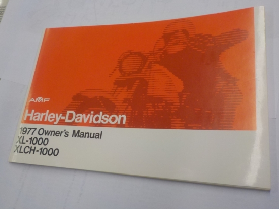 SPORTSTER "NEW OLD STOCK" RIDER HAND MANUAL XL1000 XLCH1000 #99466-77